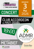 Concert du Club d'Accordéon du Haut Doubs 
